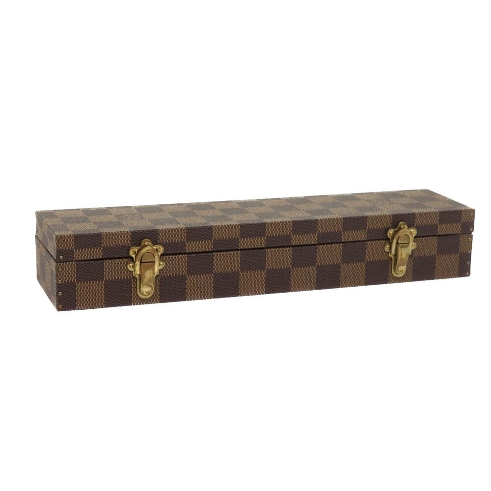 LOUIS VUITTON Damier Ebene Watch Case Trunk - Picture 1 of 16